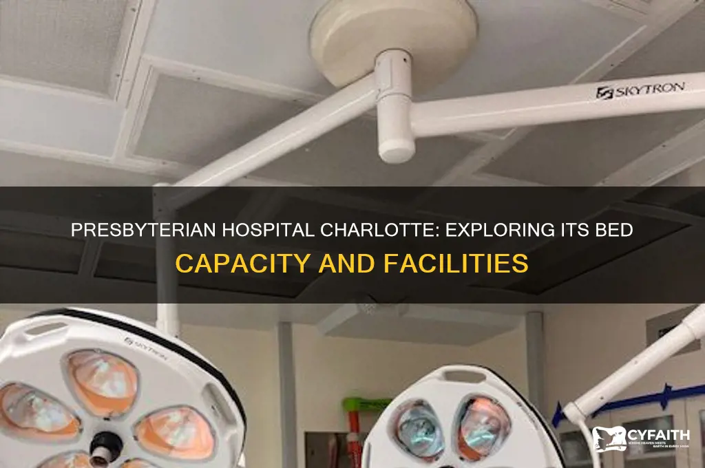 how many beds does presbyterian hospital charlotte have