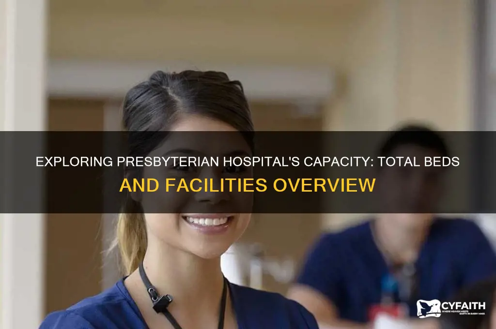 how many beds does presbyterian hospital have