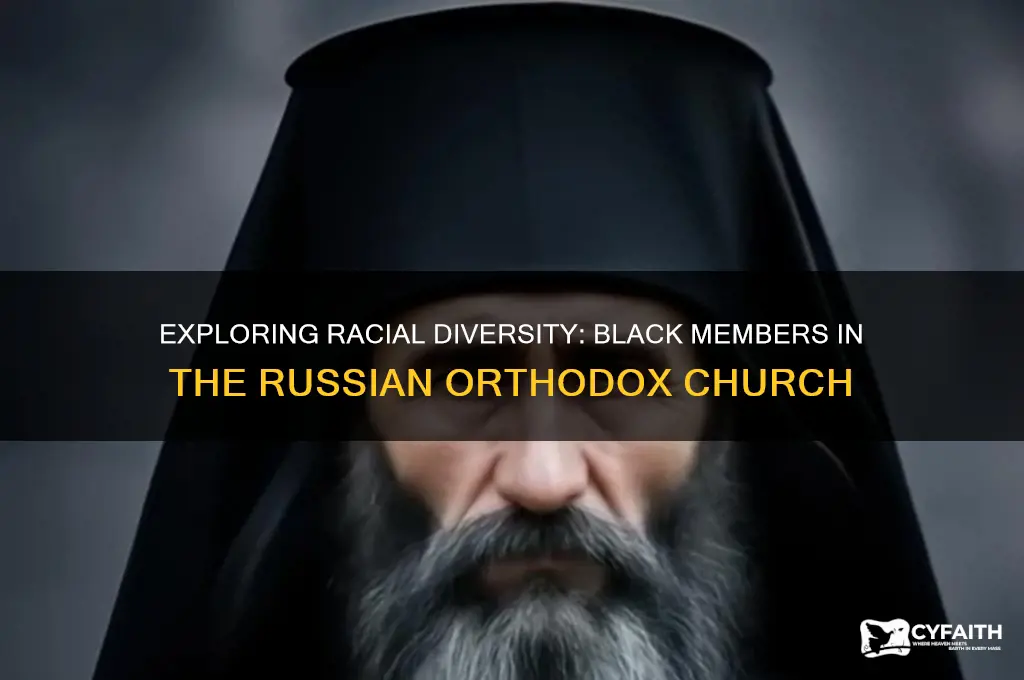 how many black members are in the russian orthodox church