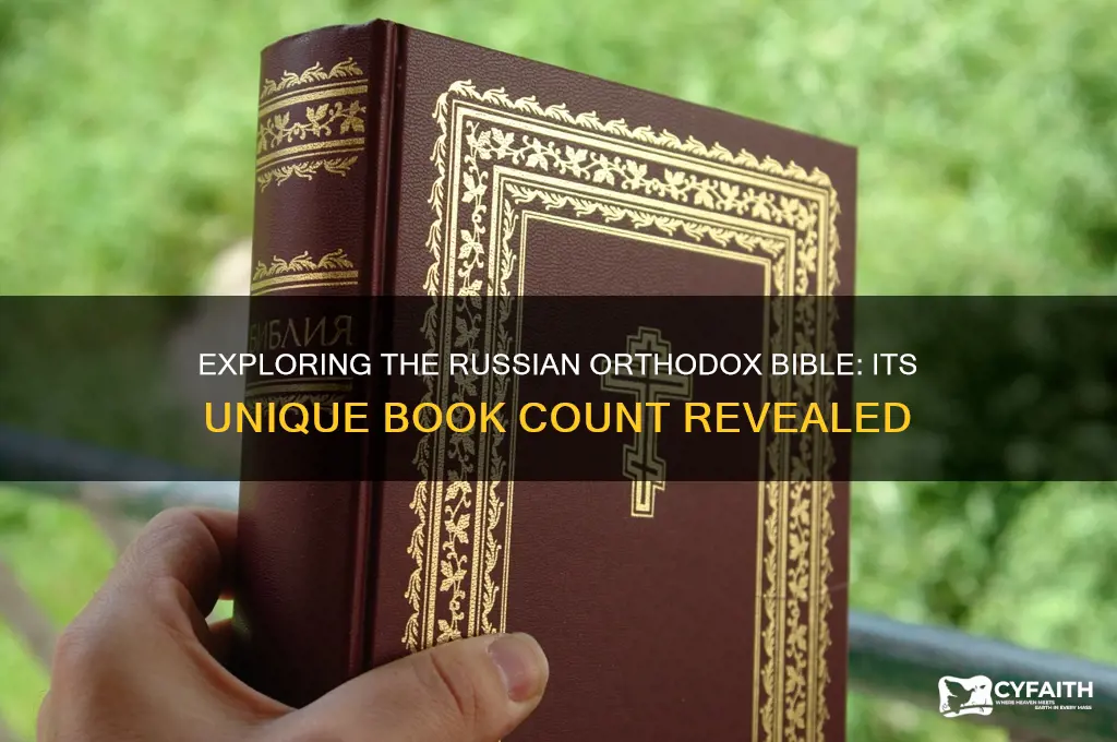 how many books are in the russian orthodox bible
