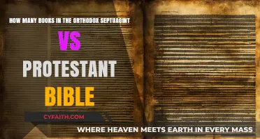 Comparing the Orthodox Septuagint and Protestant Bible: Book Count Differences