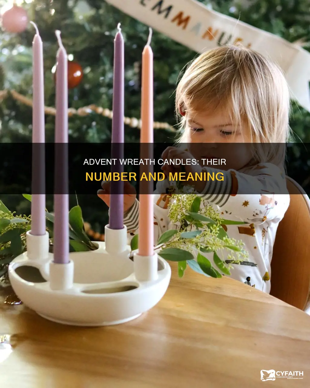 how many candles in a catholic advent wreath