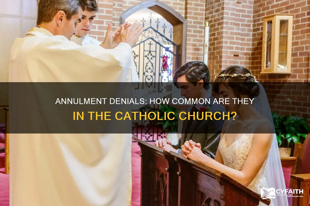 how many catholic annulments are denied