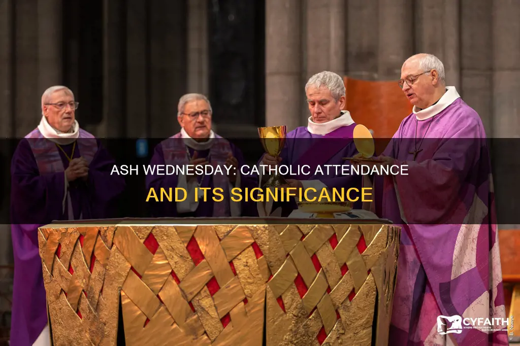 how many catholic attend ash wednesday