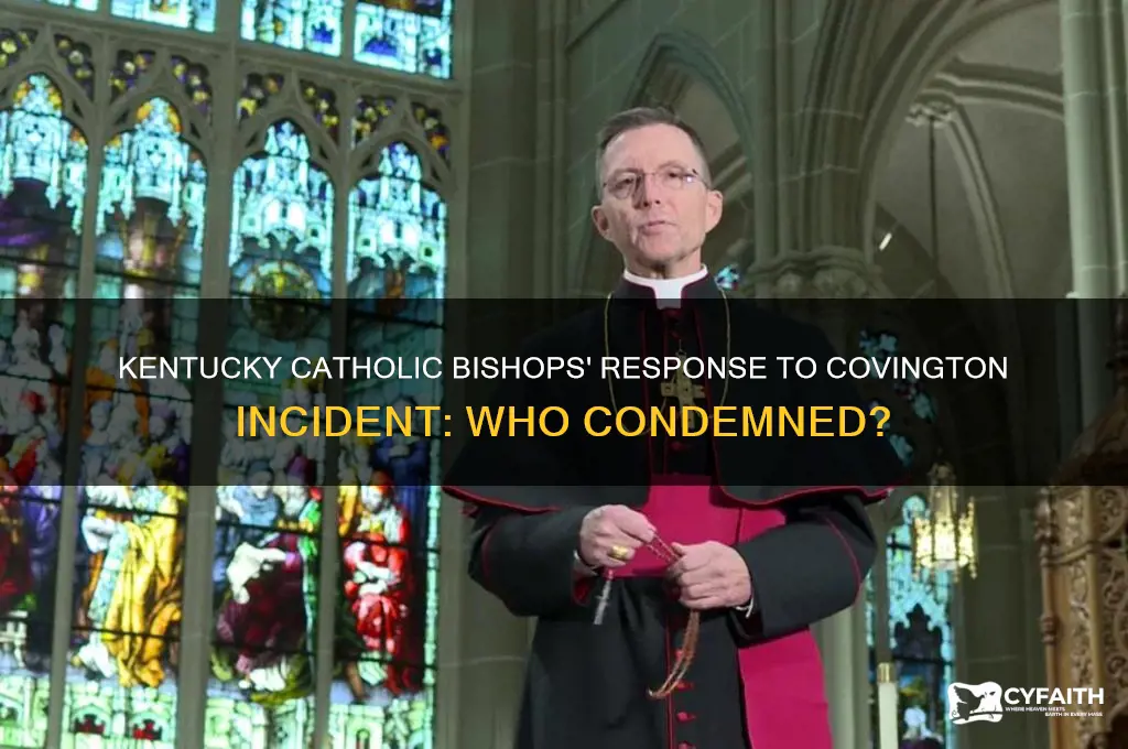 how many catholic bishops in ky have condemned covington