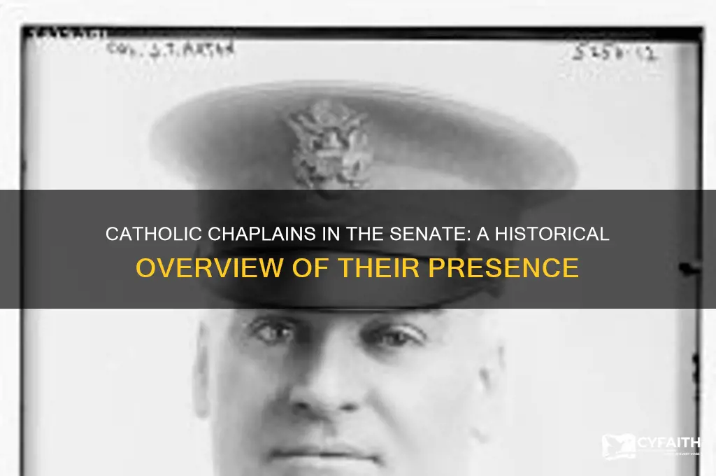 how many catholic chaplain have there been in the senate
