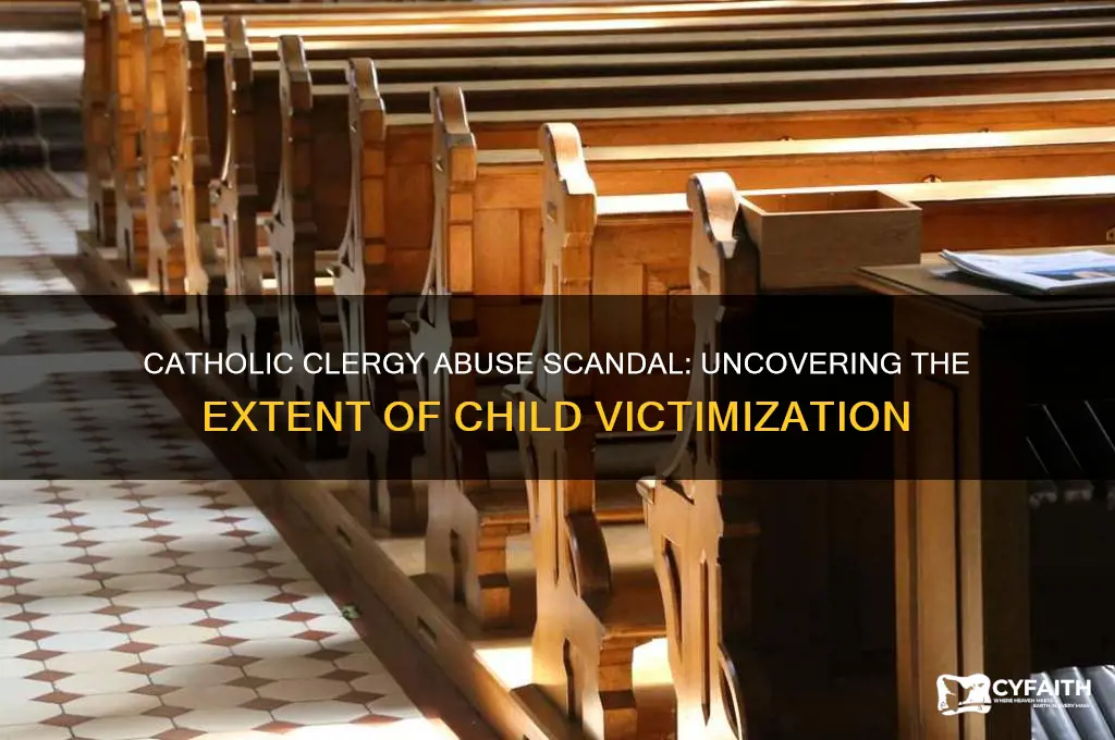 how many catholic children were sexually abused by clergy
