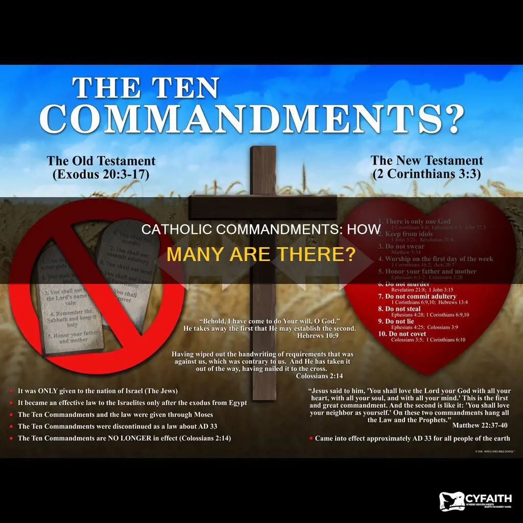 how many catholic commandments are there
