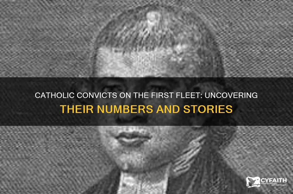 how many catholic convicts were on the first fleet