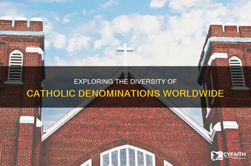 how many catholic denominations are there in the world