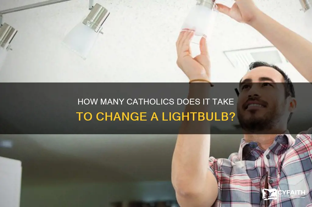how many catholic does it take change a lightbulb