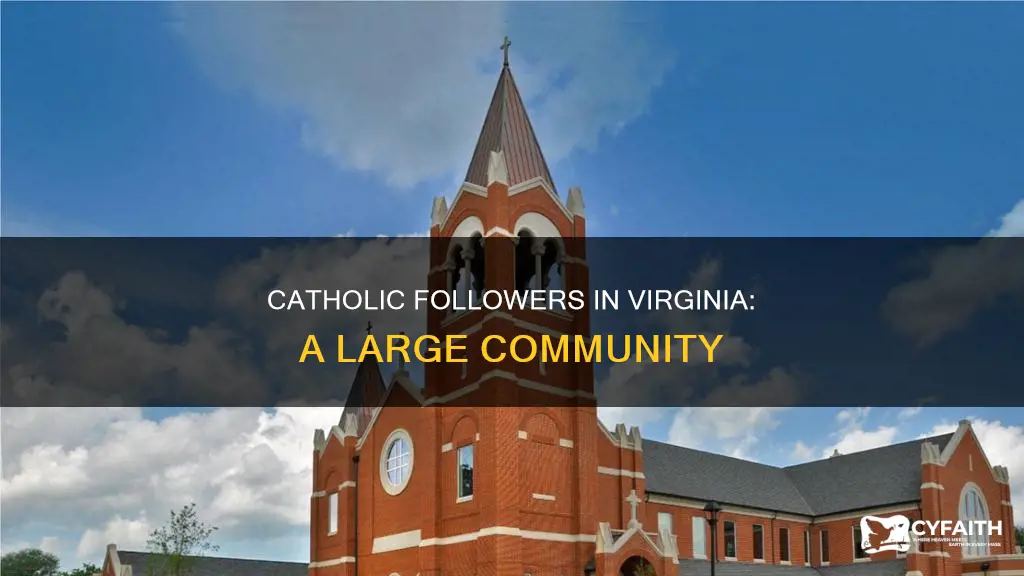 how many catholic followers in virginia