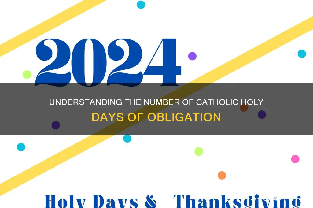 how many catholic holy days