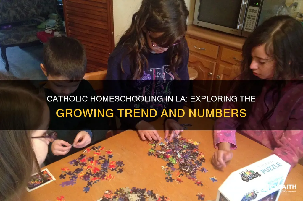 how many catholic homeschooled kids in los angeles county