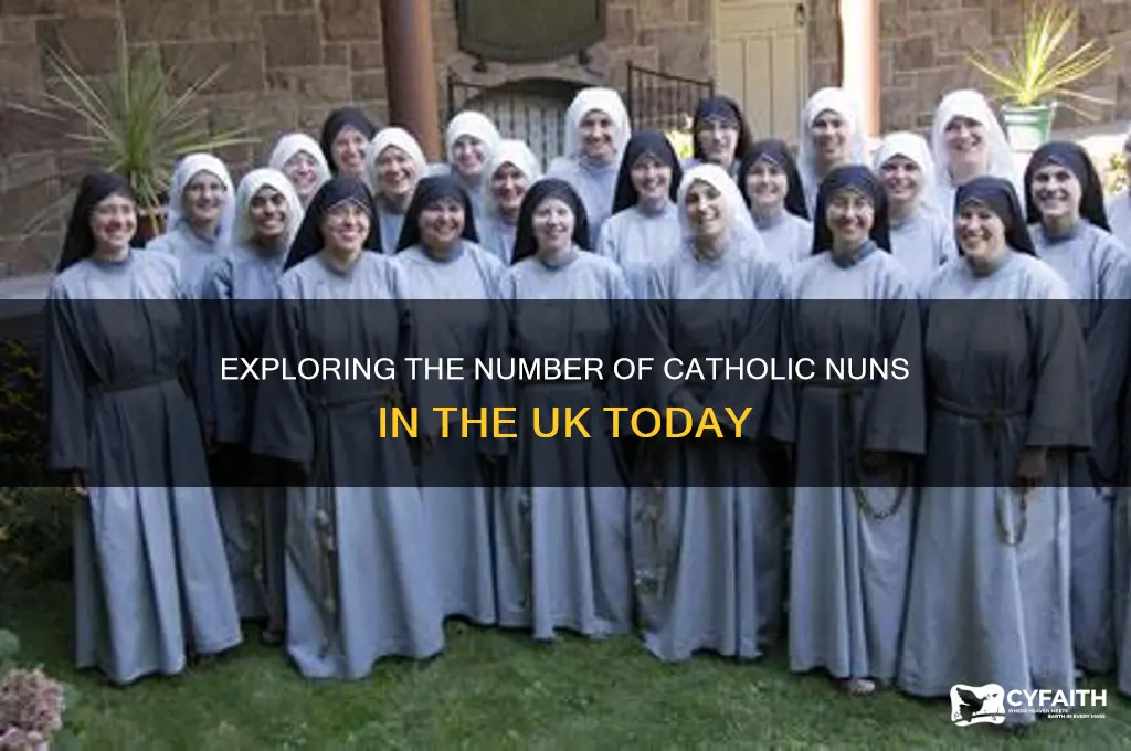 how many catholic nuns are there in the uk