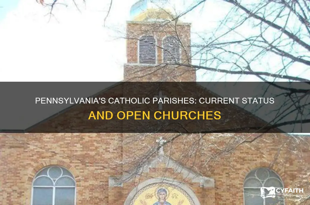 how many catholic parishes are still open in pa