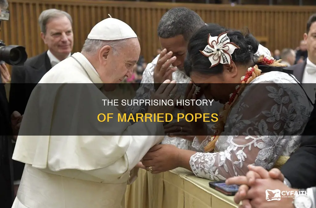 how many catholic popes have been married