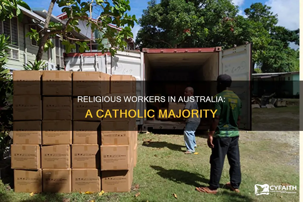 how many catholic religious people work in australia
