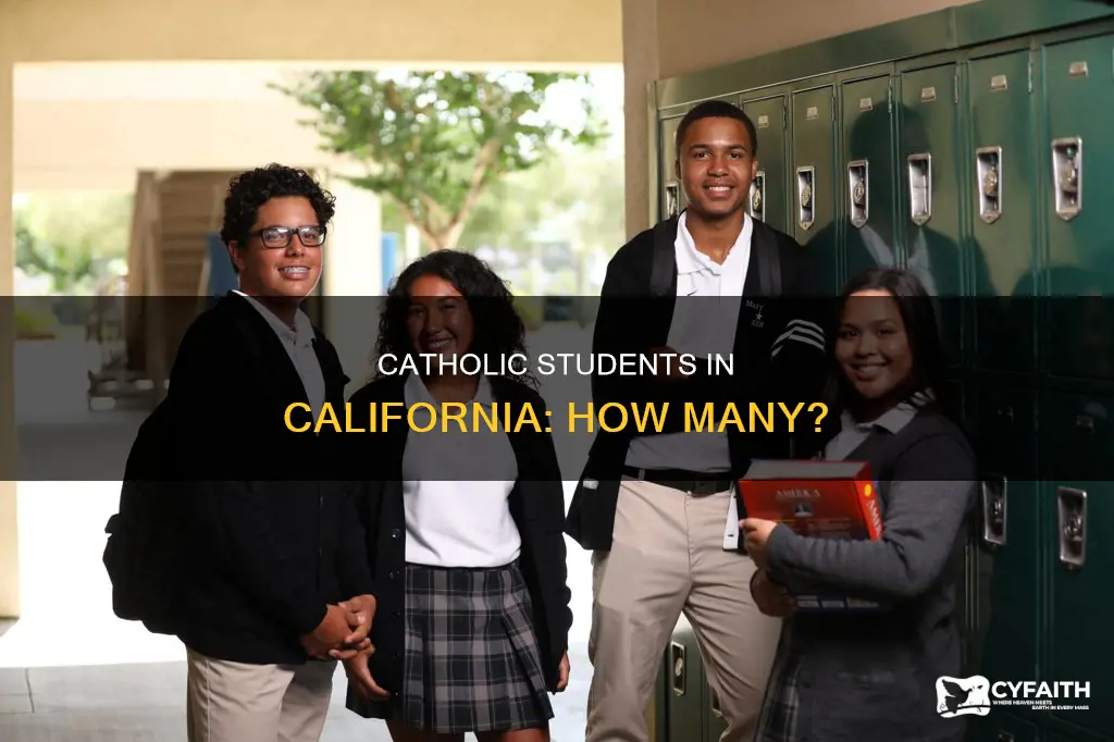 how many catholic students in california