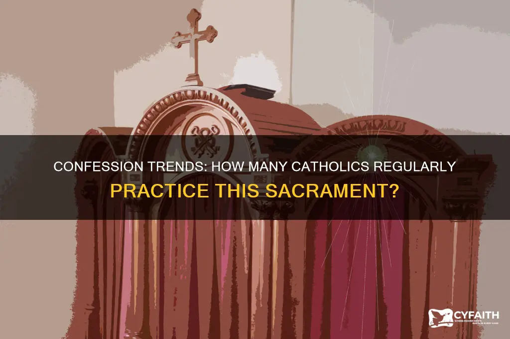 how many catholics actually confess