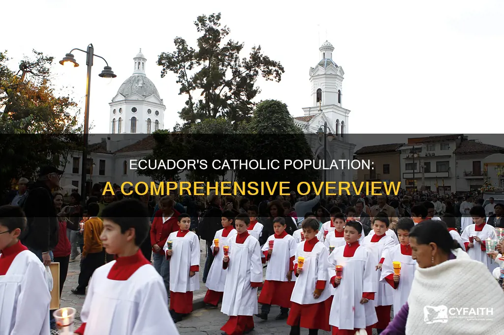 how many catholics are in ecuador