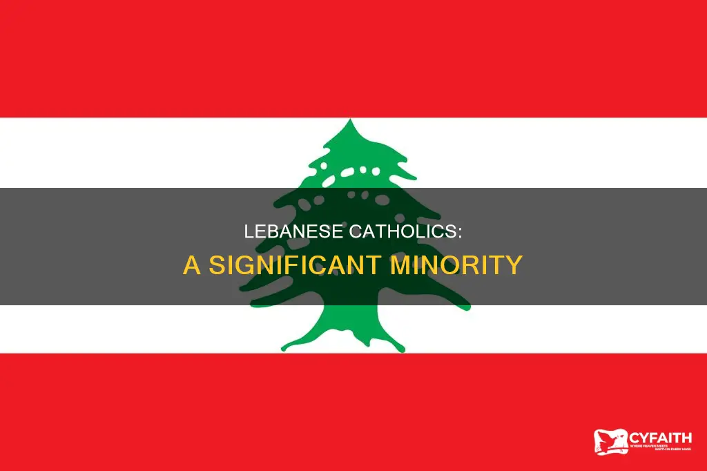 how many catholics are in lebanon