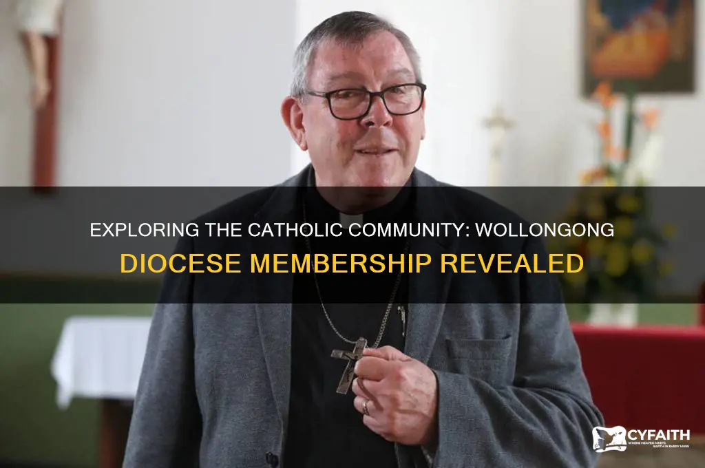 how many catholics are part of the wollongong diocese