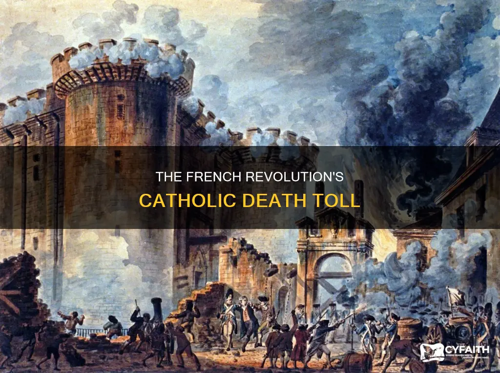 how many catholics died during the french revolution