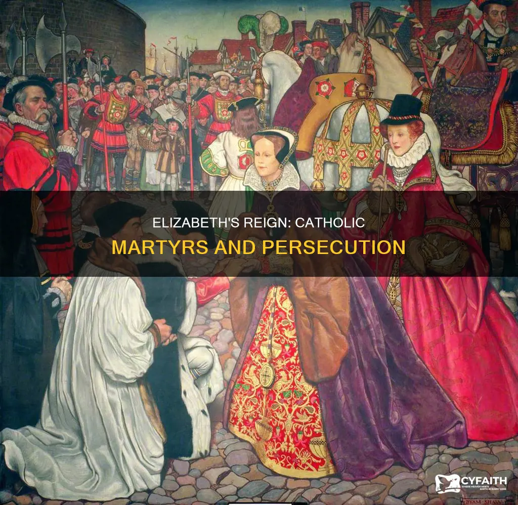 how many catholics died under elizabeth 1