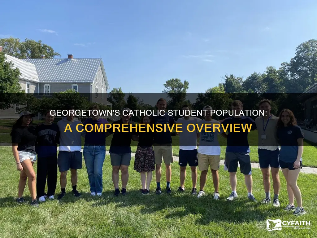 how many catholics go to georgetown