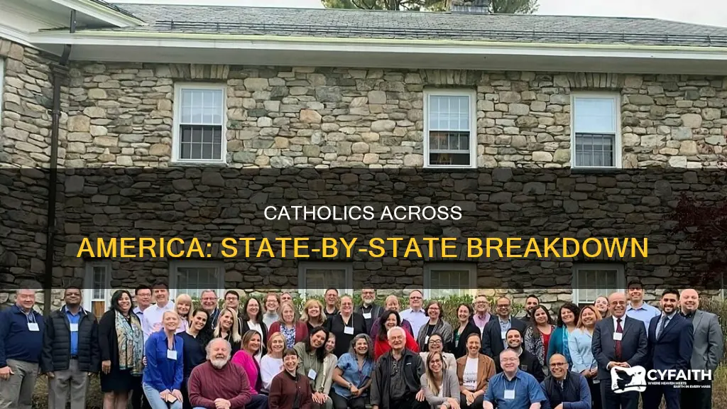 how many catholics in each state