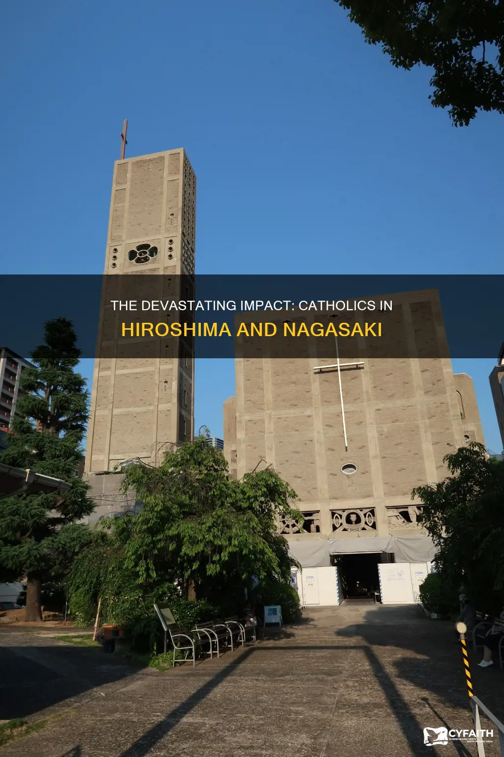 how many catholics in hiroshima and nagasaki