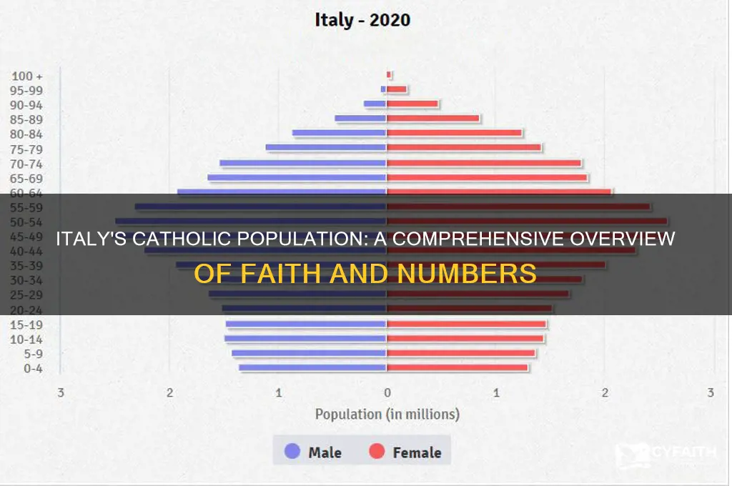 how many catholics in italy