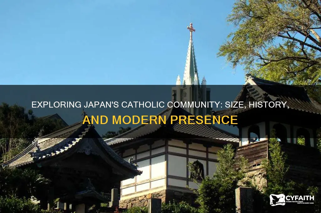 how many catholics in japan