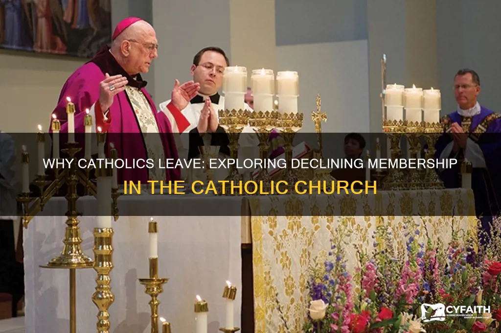 how many catholics leave catholicism