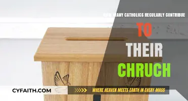 Many Catholics Contribute to Their Church Regularly?