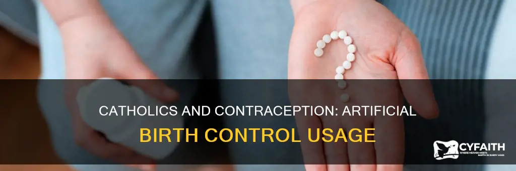 how many catholics use artificial birth control