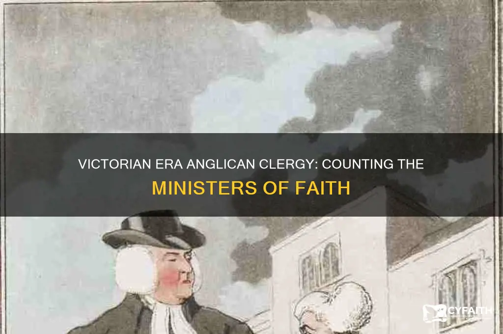 how many clergy were in the anglican church victorian era