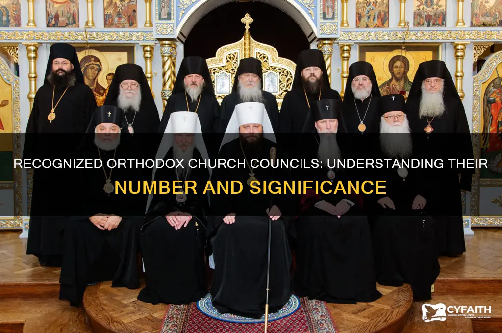 how many councils do the orthodox church recognize