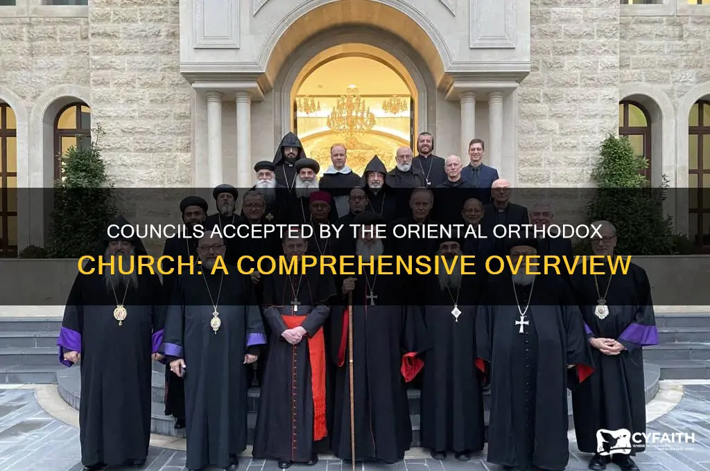 how many councils does the oriental orthodox church accept