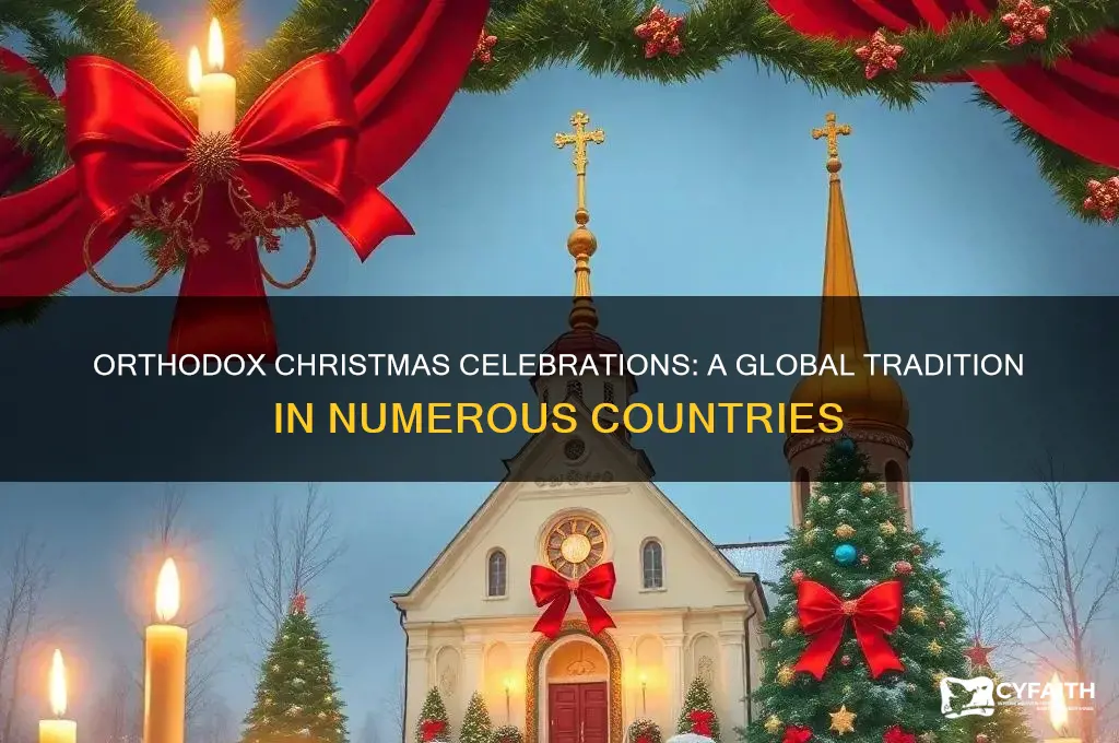 how many countries celebrate orthodox christmas