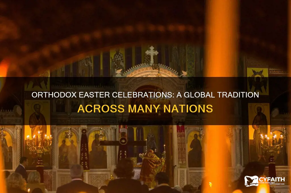 how many countries celebrate orthodox easter