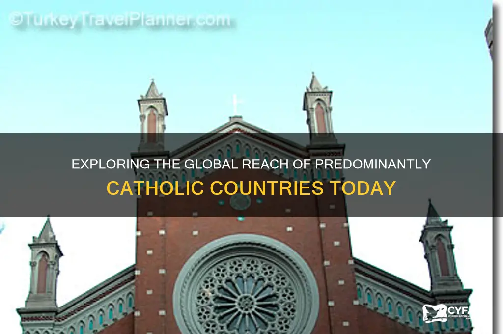 how many countries in the world are pre dominantly catholic