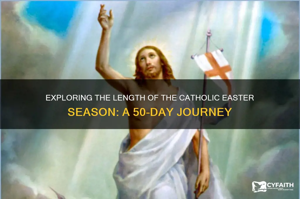 how many days long is the catholic easter season