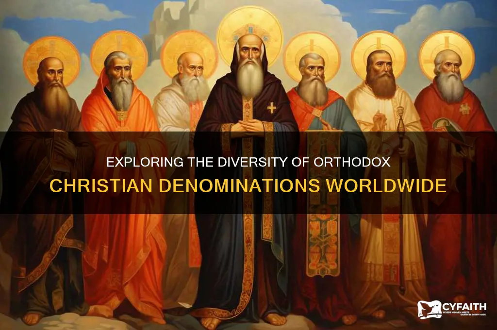 how many different orthodox christian religions are there