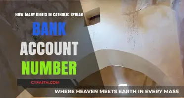 Catholic Syrian Bank Account Number: Digit Count Explained