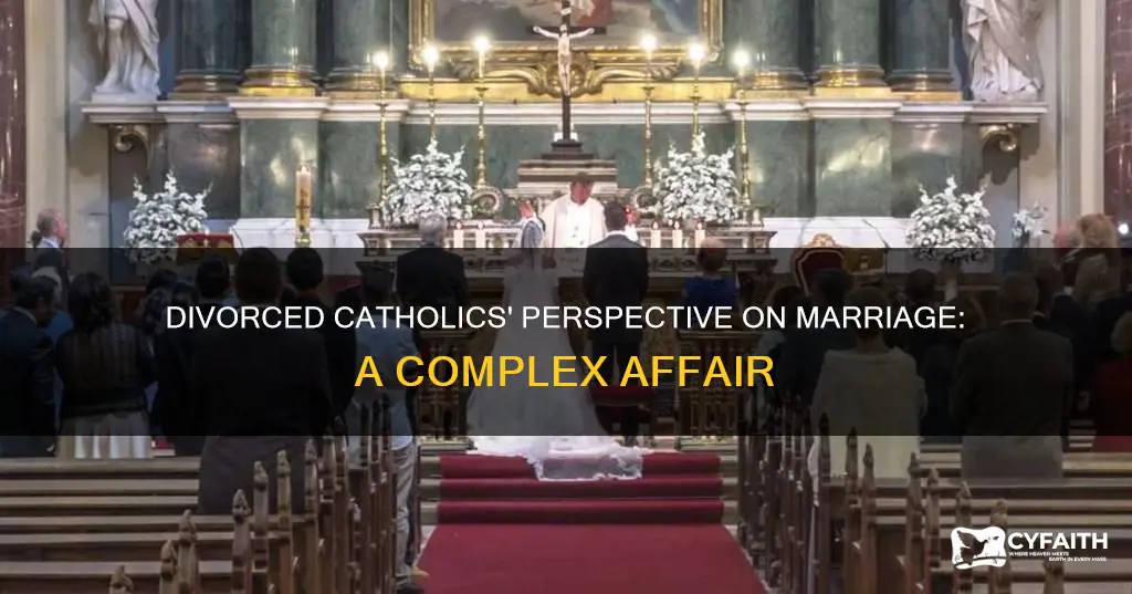 how many divorced catholics consider marriage to be