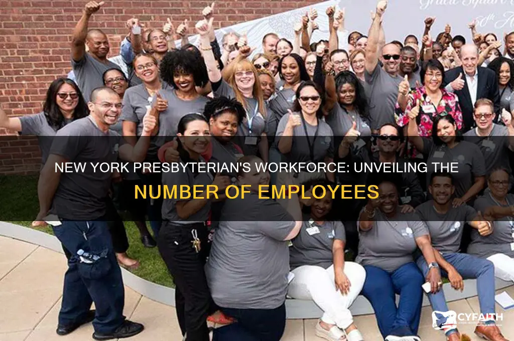 how many employees at new york presbyterian