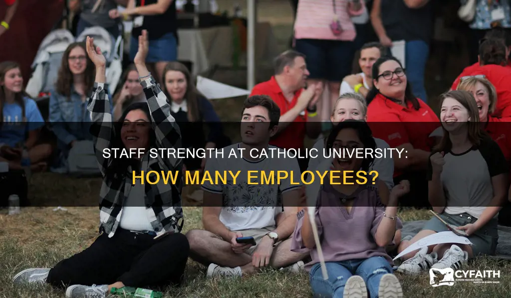 how many employees does catholic university have