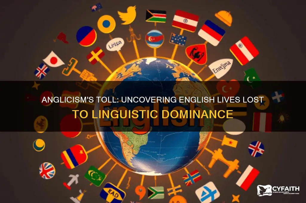 how many english died because of anglicism
